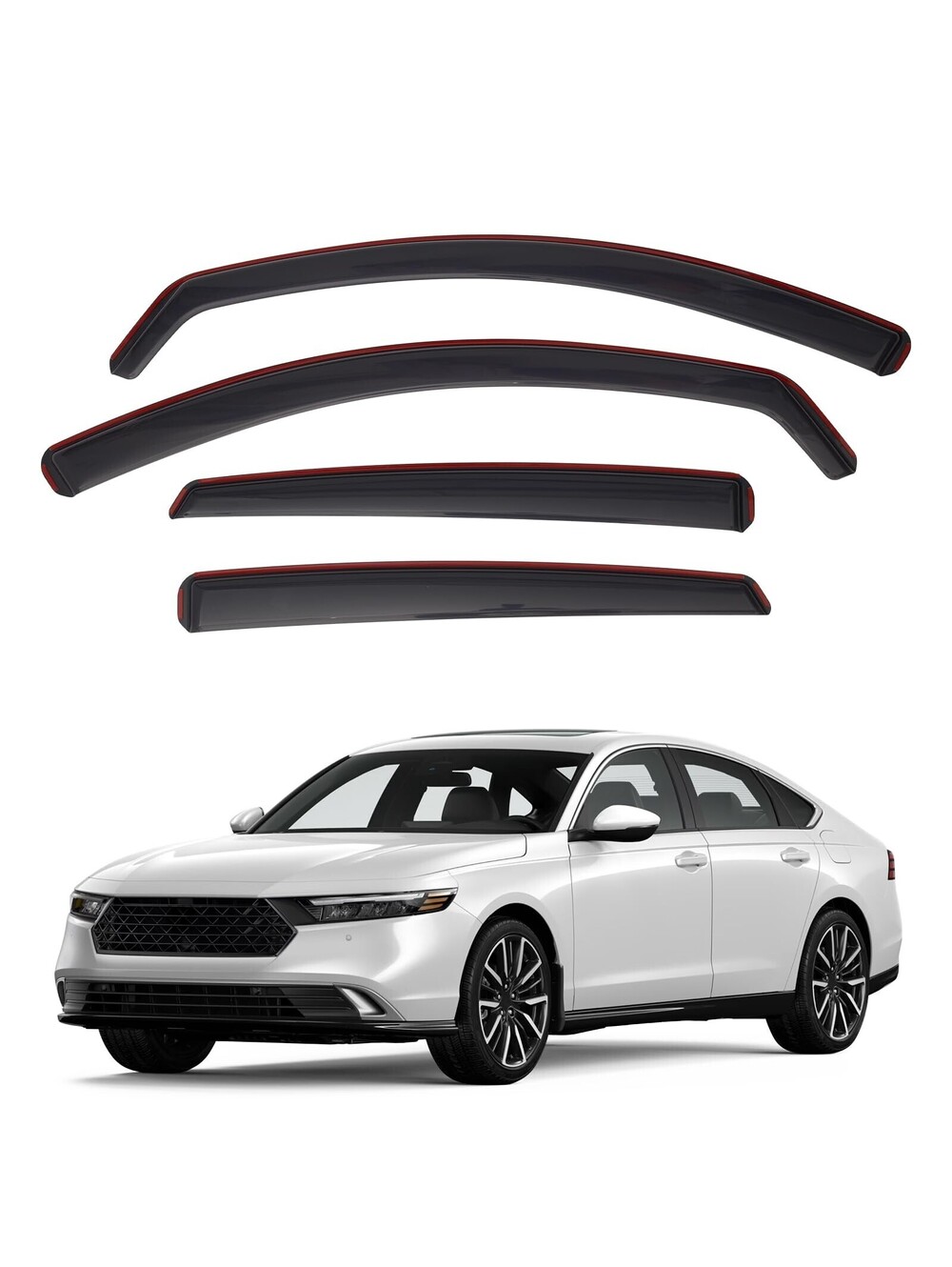 2023-2026 Honda Accord In-Channel Window Visors Rain Guards Vent Deflectors 4PC
